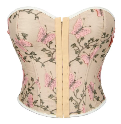 Vintage Butterfly Waist Cincher Corset